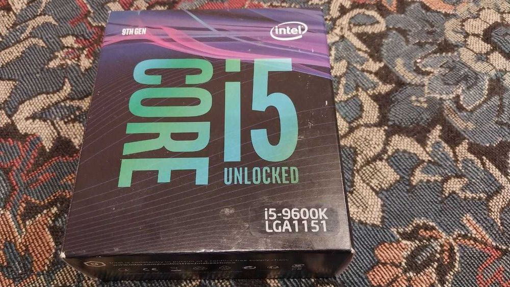 Новый Процессор Core i5 9600K 9-го поколения. Сокет LGA 1151 v2 из США