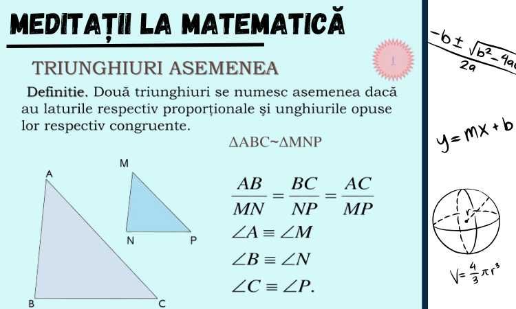 Meditații la Mate pentru BAC 2025 și pentru cei care încep de la zero