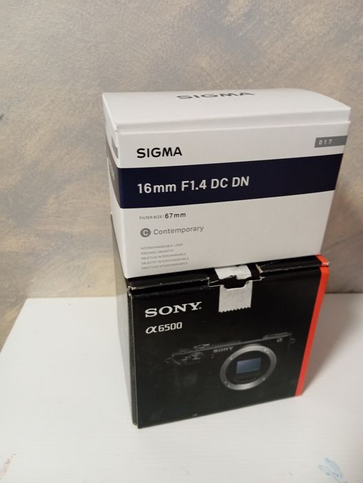 Sony a6500 + sigma 16mm f1.4