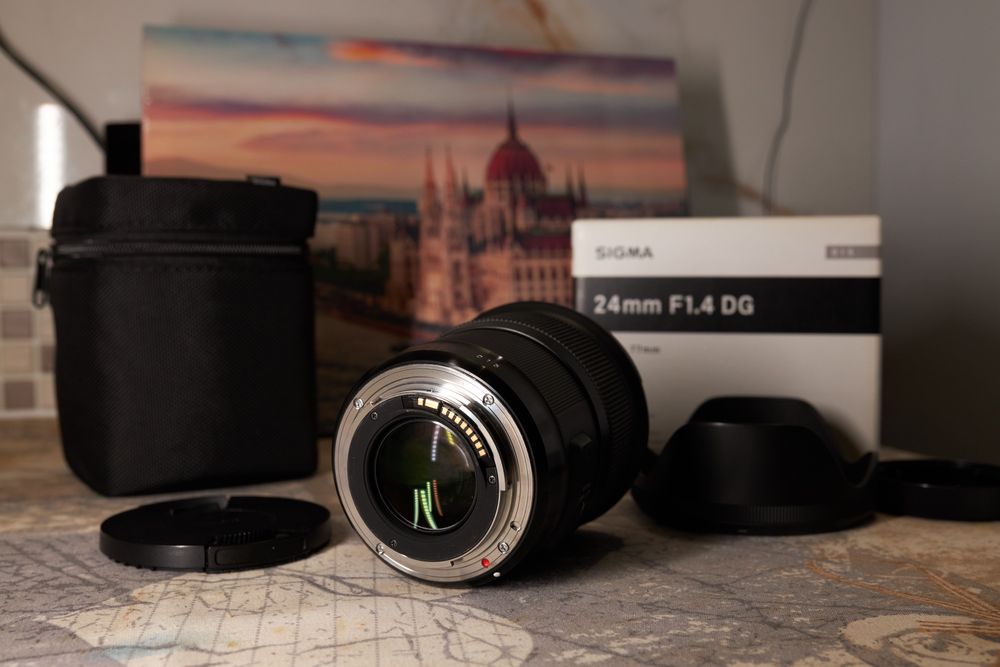 Obiectiv Sigma 24mm f/1.4 Canon EF stare impecabila