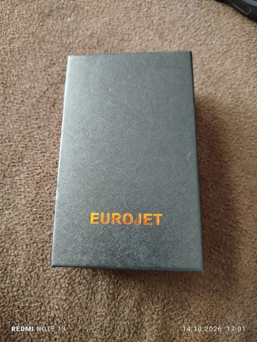 Елегантна запалка EUROJET – черно и златисто, в оригинална кутия