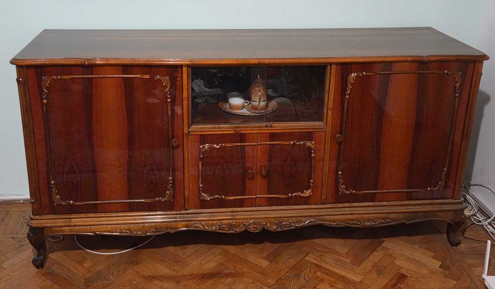 Mobila clasica sufragerie madrigal - lemn masiv, conditie perfecta