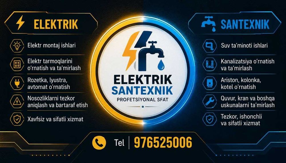 Elektrik xizmati 24/7
