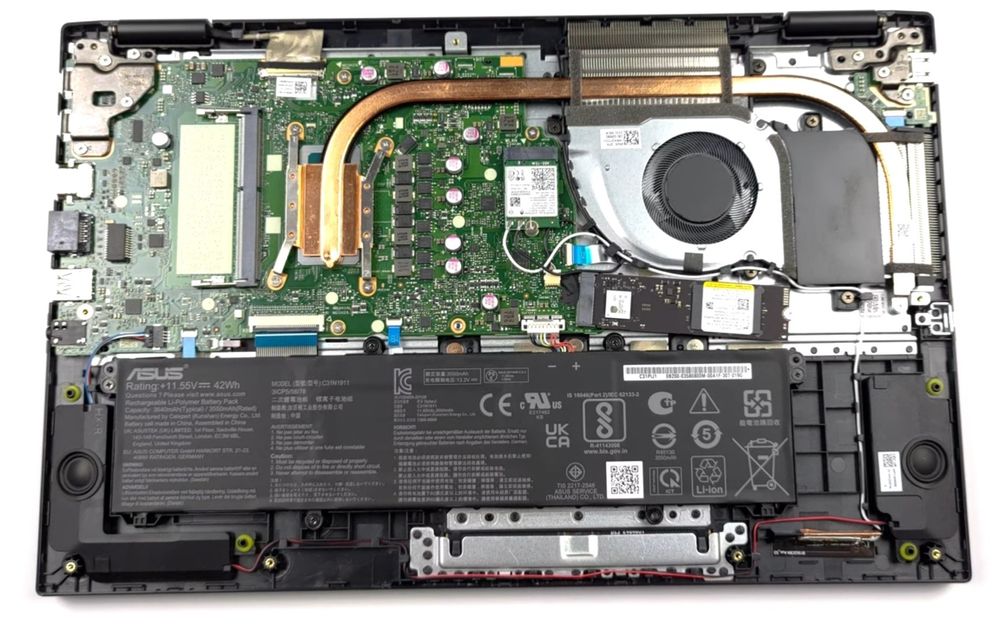 Laptop Asus Expertbook B1 i5 Gen12 1235U 10-core, 16GB, fara SSD/cooler/difuzoare