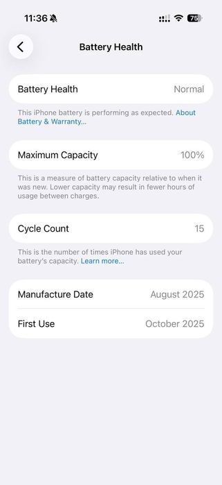 Iphone 16 pro 128 15 cycle 2 ta simkarta ketadi CH/A rigion