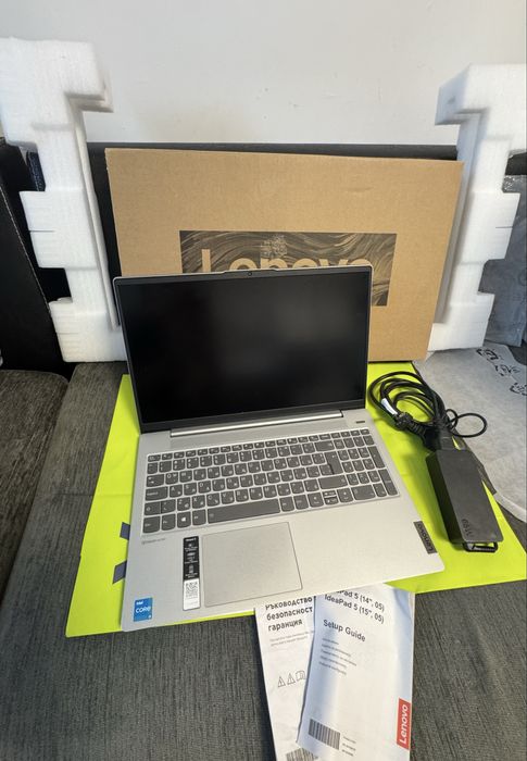 НОВ 15.6' 512GB Lenovo IdeaPad 5 15ITL05 Yettel Гаранция 2025 Grey