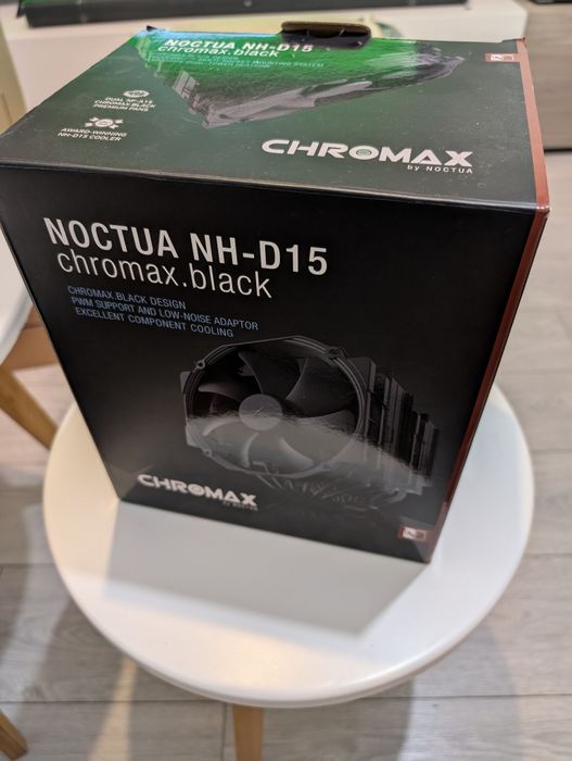 Cooler CPU Noctua NH-D15 chromax.black — SH, (1x fan NF-A15)