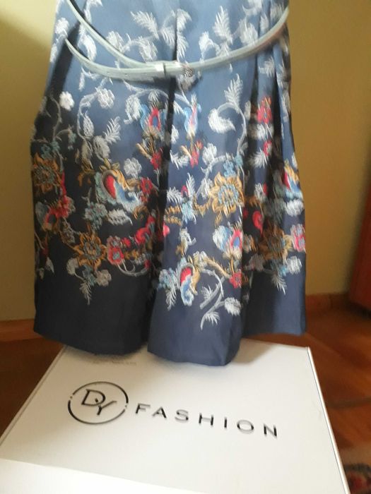 Rochie broderie Dyfashion M/S noua