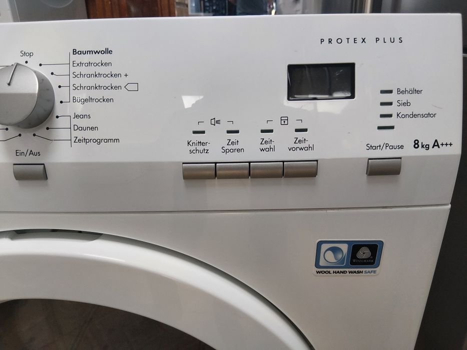Сушилня с термопомпа АЕГ Aeg Protex Plus A+++ 8кг 2 години гаранция!
