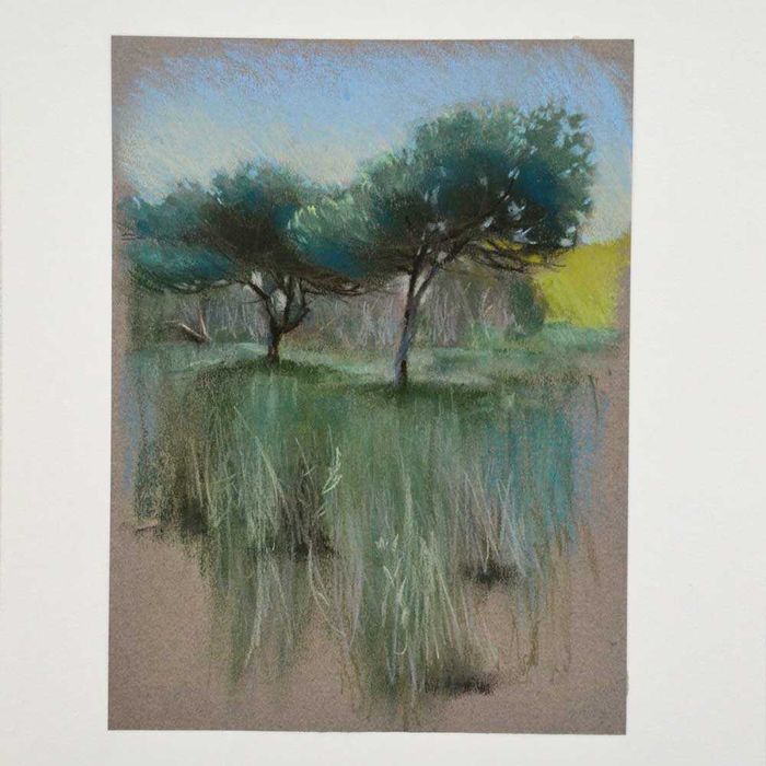 Картина пастелью.