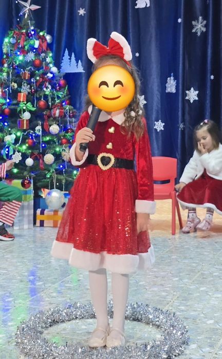 Rochiță craciunita 4-5 ani