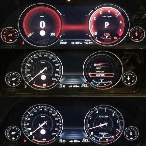 Дигитално Табло километраж 6WB за BMW F01 F02 F10 F11 F15 F16 X5 X6
