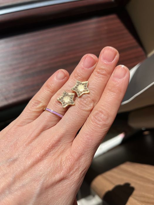 Morellato сребърни обеци с розово златно покритие