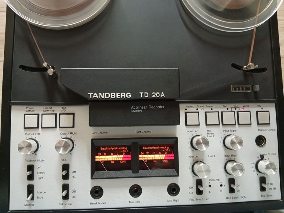 Tandberg TD 20 A cap de serie magnetofon retro
