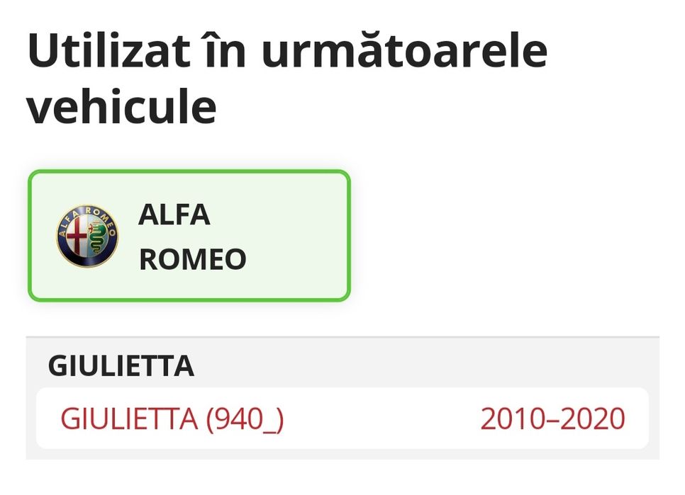 Filtru sport K&N ptr.Alfa Romeo Giulietta