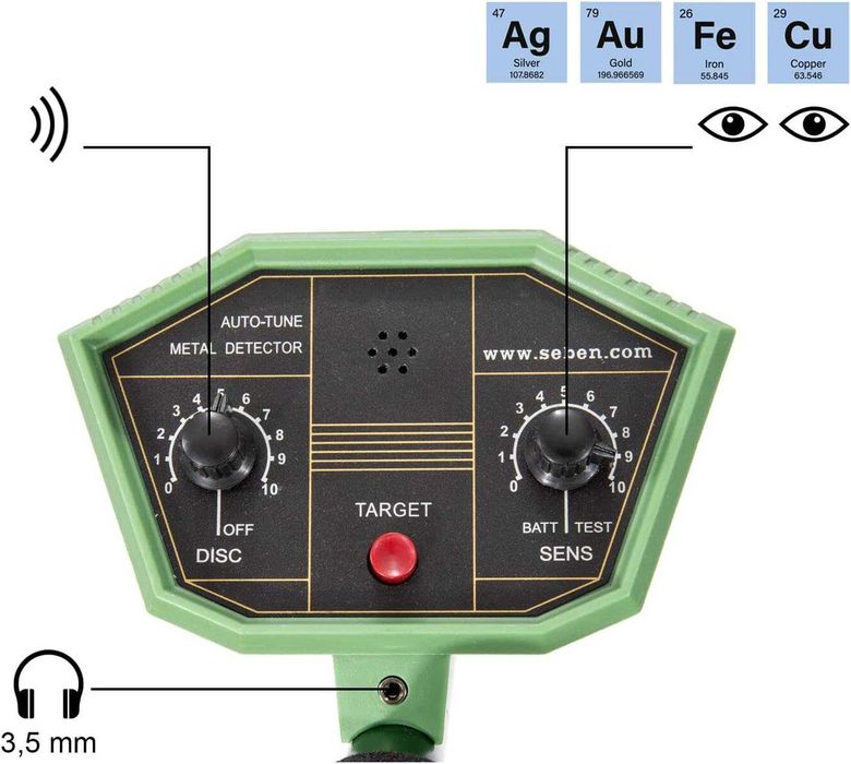 Detector de metale SEBEN, sport