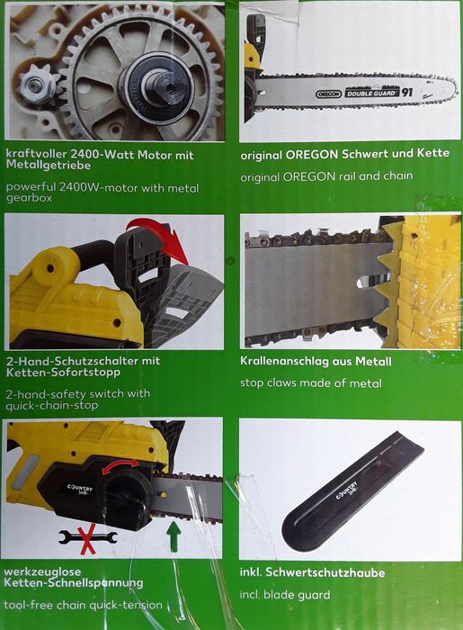 Drujba electrică, firastrau 2400 W - NOUĂ - 290 Lei