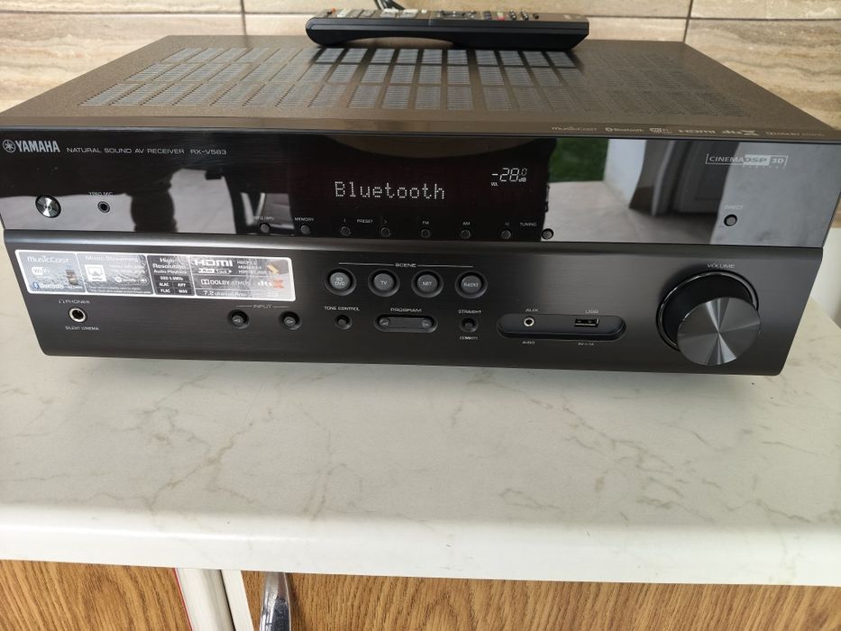 Yamaha RX-V 583 AV receiver stereo / multicanal, wifi, Spotify, internet radio, ca și nou cu ambalaj original