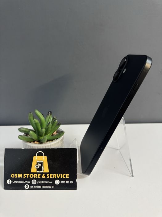 Iphone 16 Plus 128Gb Black 2 Ani Garantie Gsm Store&Service