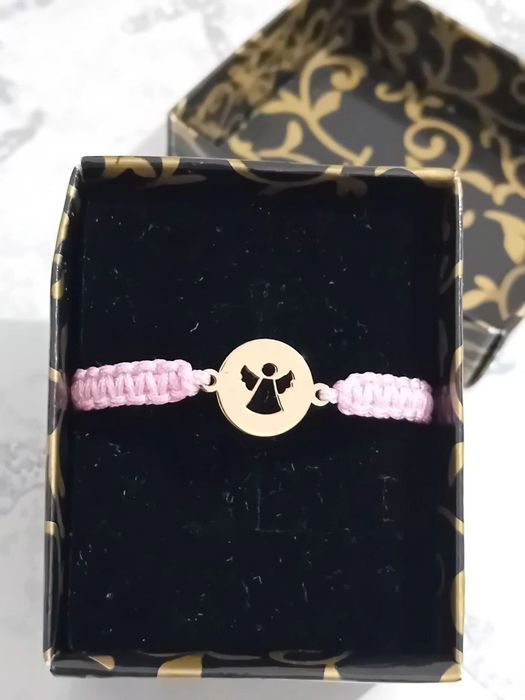 Brățări din șnur cu aur 14k! Brățara este reglabila potrivită pt copii