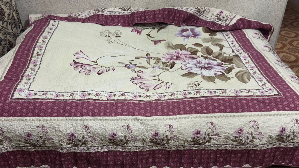 Покрывало стеганое, хлопок