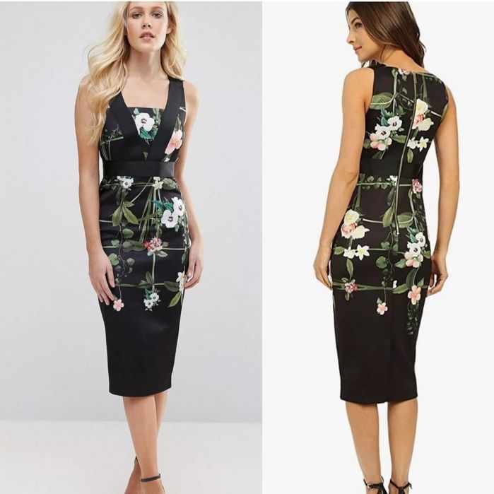 Флорална рокля m Ted Baker парти сватба цветя