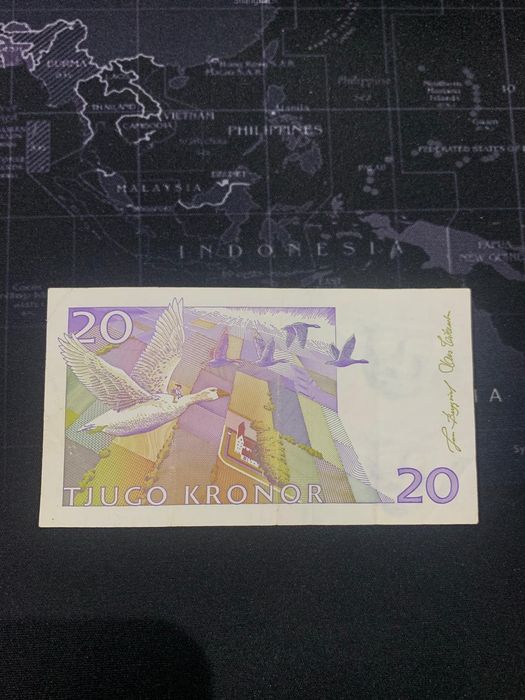 Vand bancnota suedeza