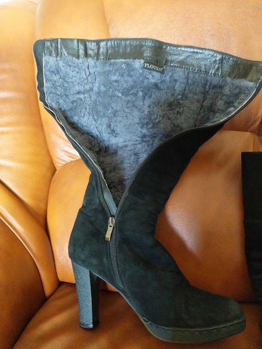 Cizme dama îmblănite