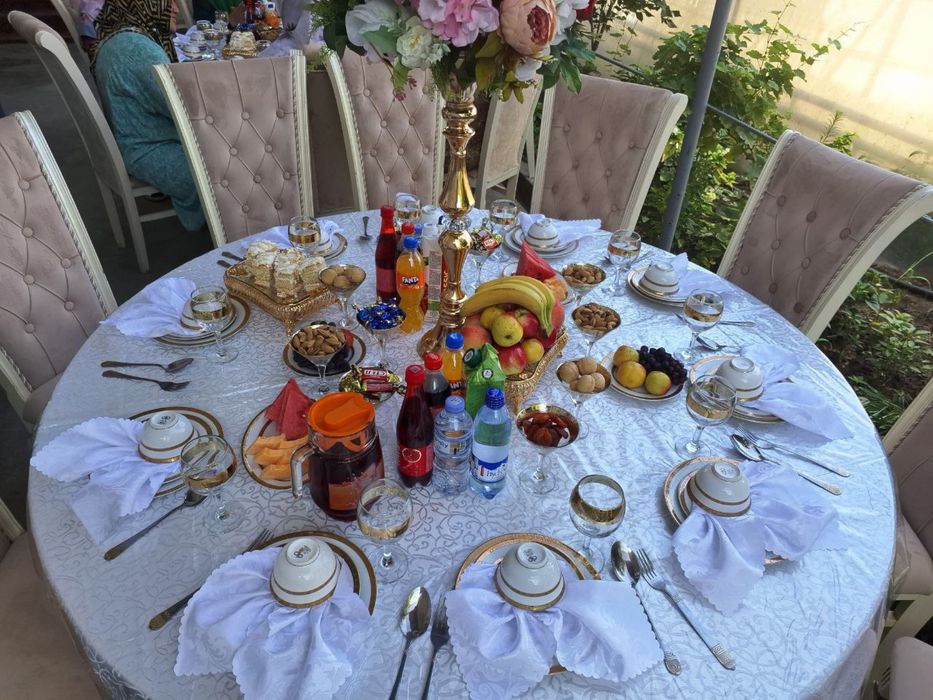 Прокат аренда стол стул, чинни идишлар