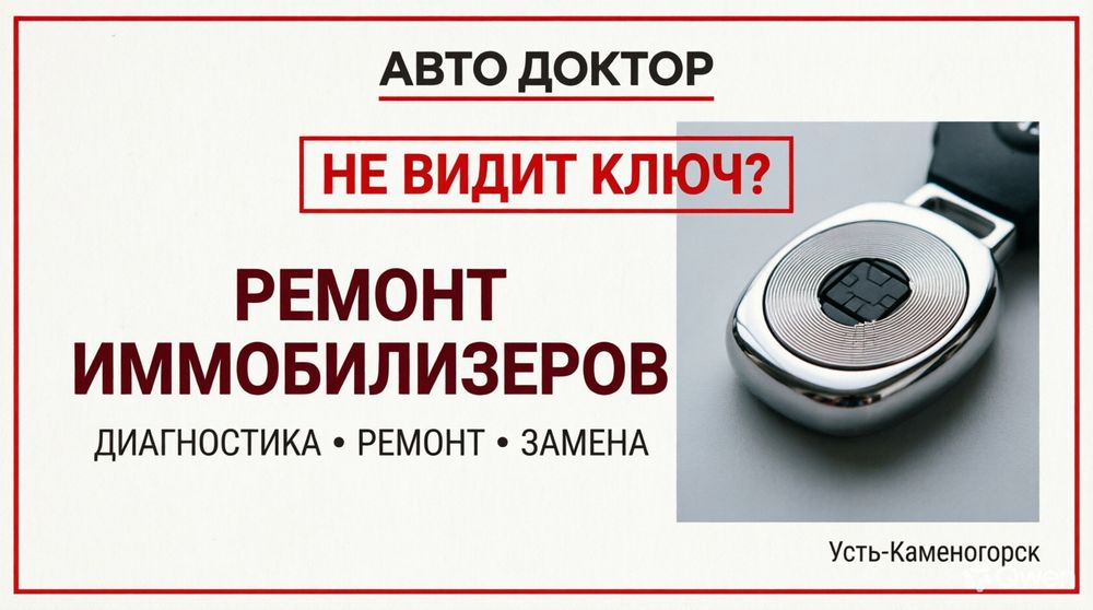 Ремонт иммобилайзера привязка ключей отключение Усть-Каменогорск