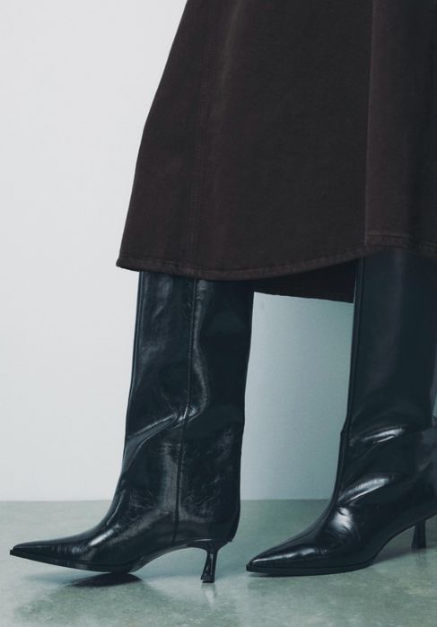 Ботуши на ток Zara