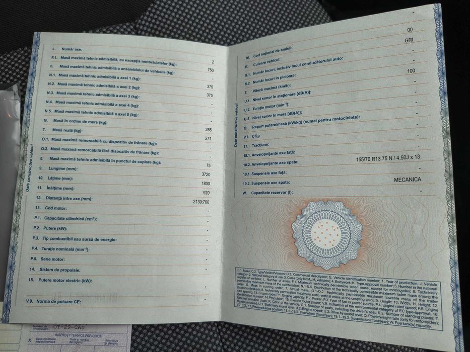 Remorca 750kg Repo doua axe cu prelata obloane,basculabila 260x140x180