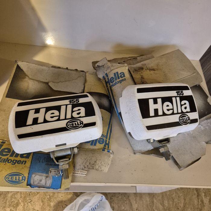 Proectoare Hella 155 halogen retro inox