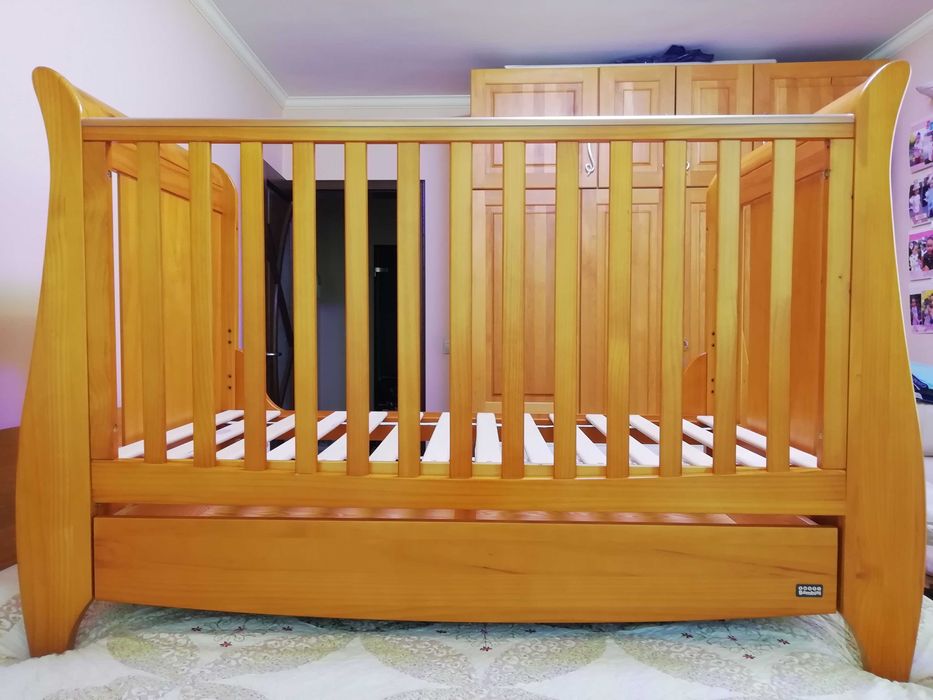 Бебешко Детско Легло Креватче Tutti Bambini 3 в 1 Ортопедичен Матрак