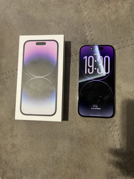 IPhone 14 pro Deep Purple 256GB със Счупен гръб