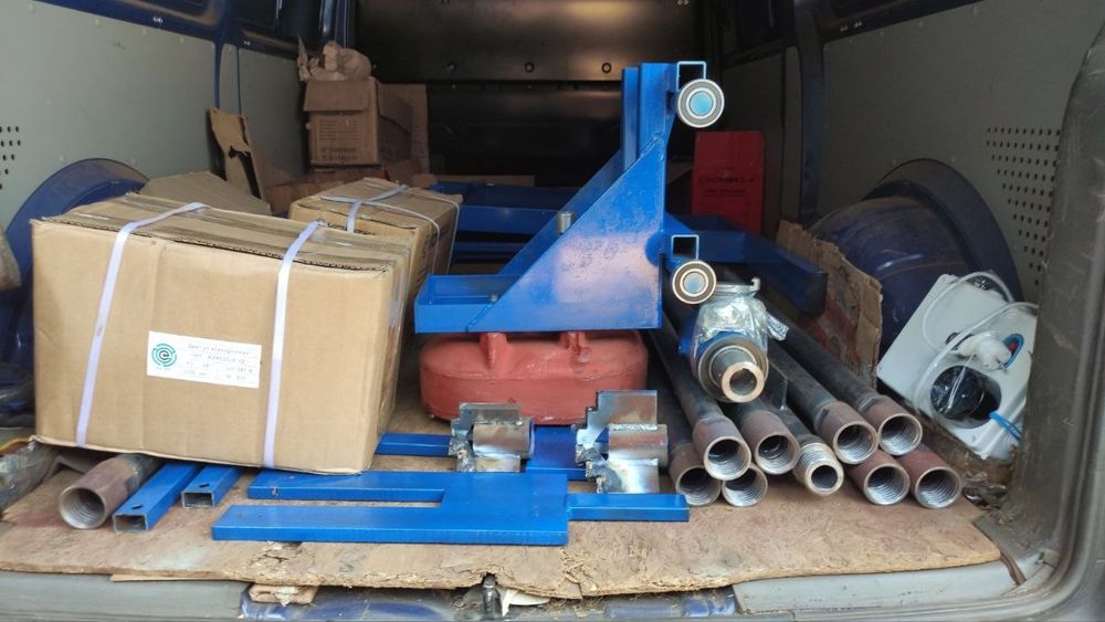 Сондажна машина комплект с  лостове