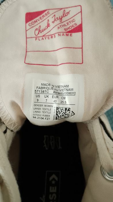 Кеды женские Converse. 40. Оригинал.
