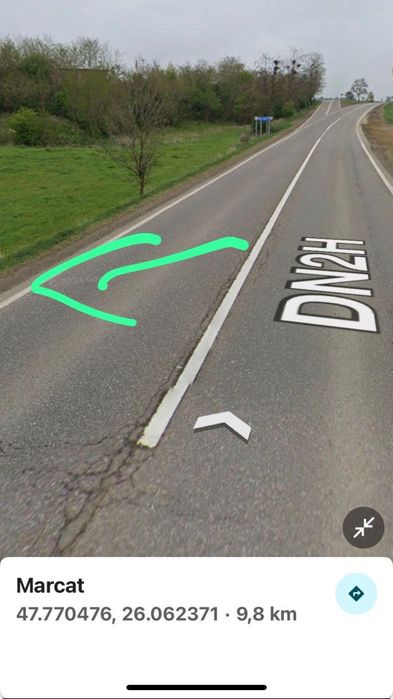 Teren de vanzare 24ari dupa linie pe stanga DN2H Milișăuți/ Granicesti