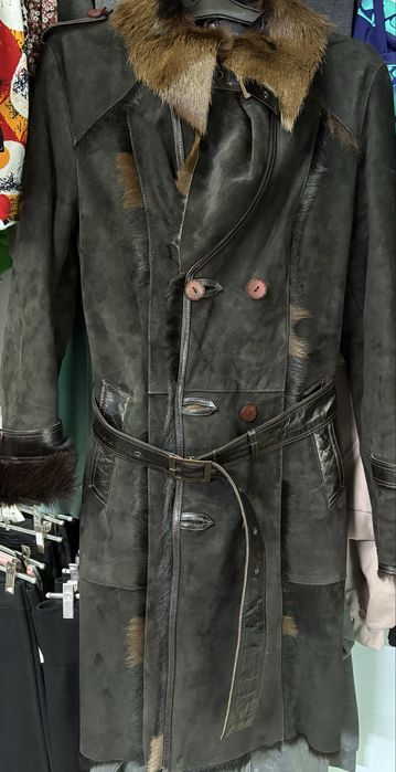 Дубленка одевали несколько раз