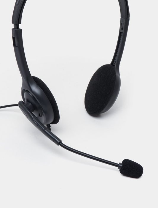 Наушники logitech h111 для колл центра для  компьютера и телефона