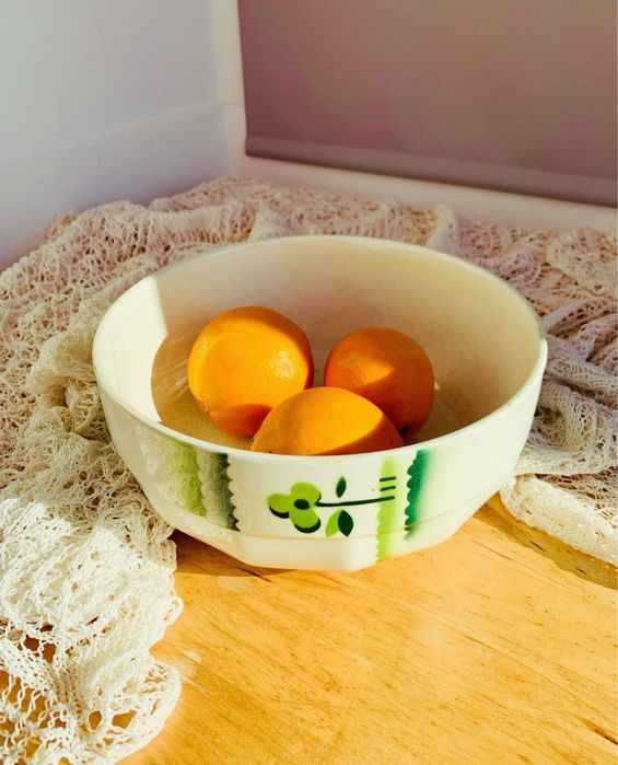 Керамична купа от Унгария, 1990г винтидж декор