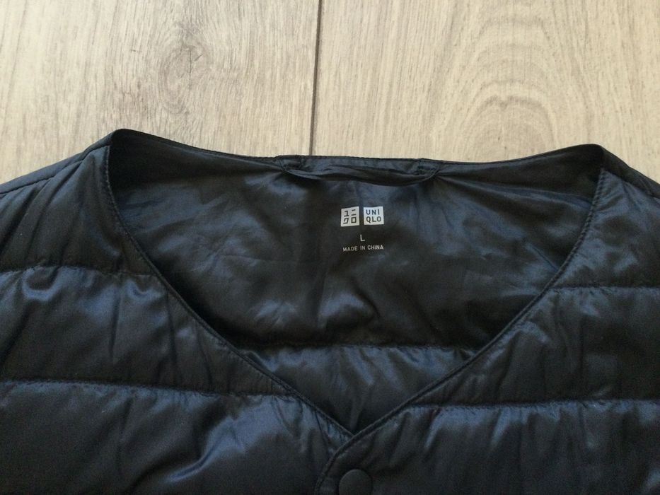 НОВО оригинално черно ултра леко пухено яке UNIQLO размер L от САЩ
