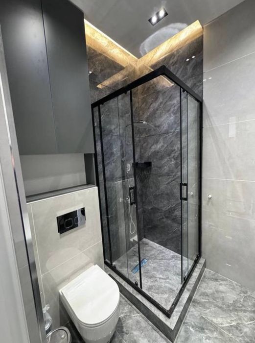 Душ кабина стеклянные, push kabina oynali