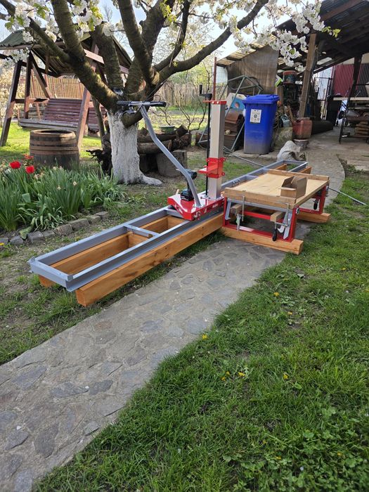 Stihl MS 661c și sistem pentru debitare longitudinală.