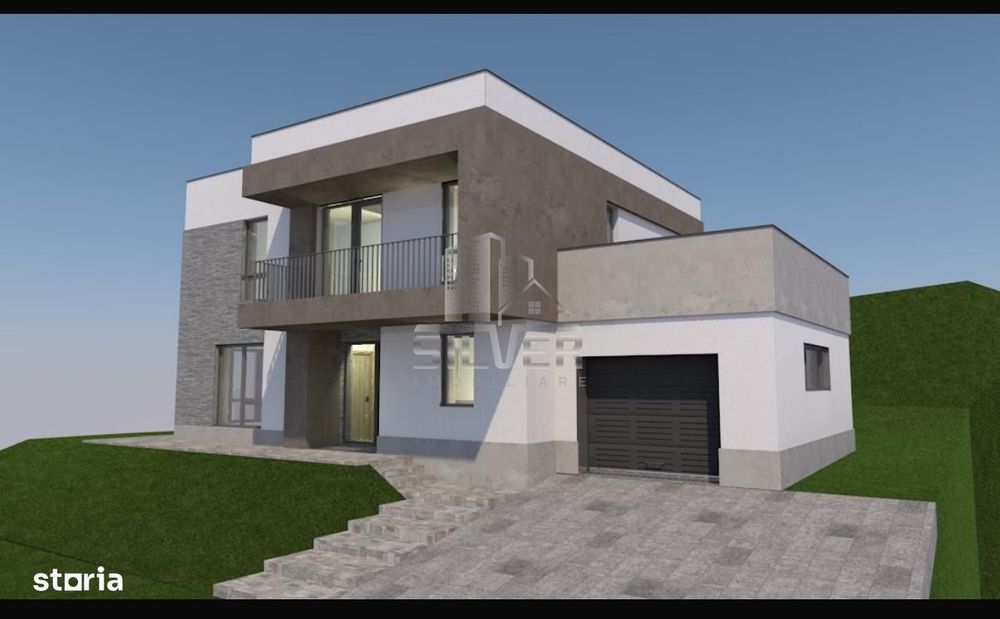 Casa individuala/teren 600mp/panouri fotovoltaice/pompe de caldura.