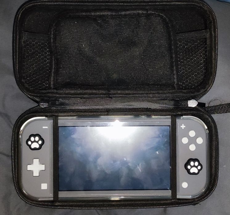 Nintendo switch lite (прошитый) серого цвета