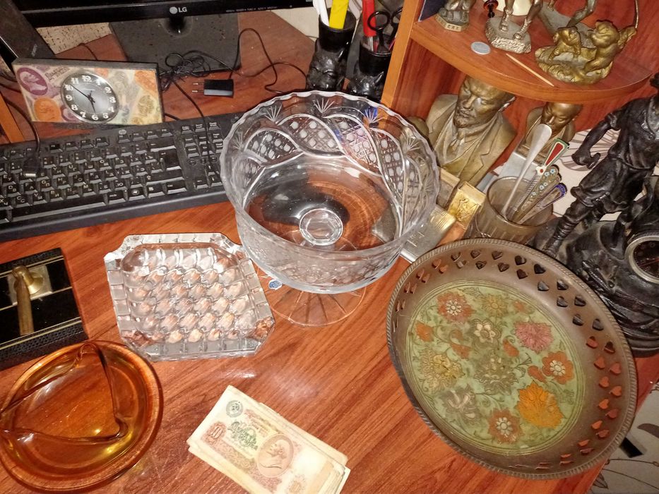 конфетницы солатницы ссср хрусталь