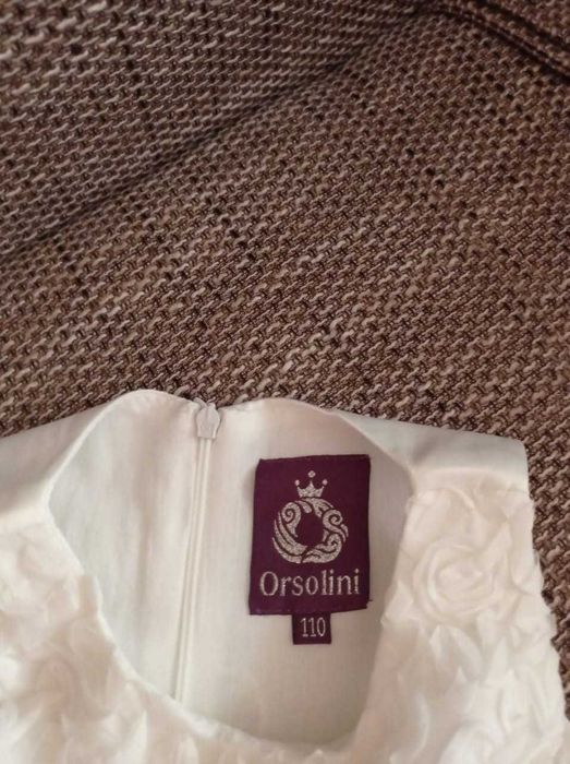 Платье белое для девочки