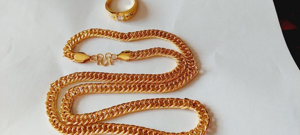 Верижка с златно покритие 24к