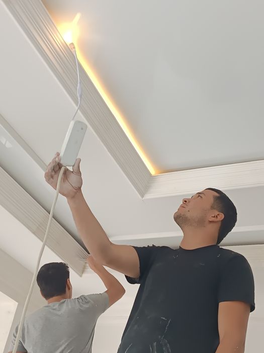 сифатли ишларни таклиф киламиз кафел малярка гепсакардон обой покраска